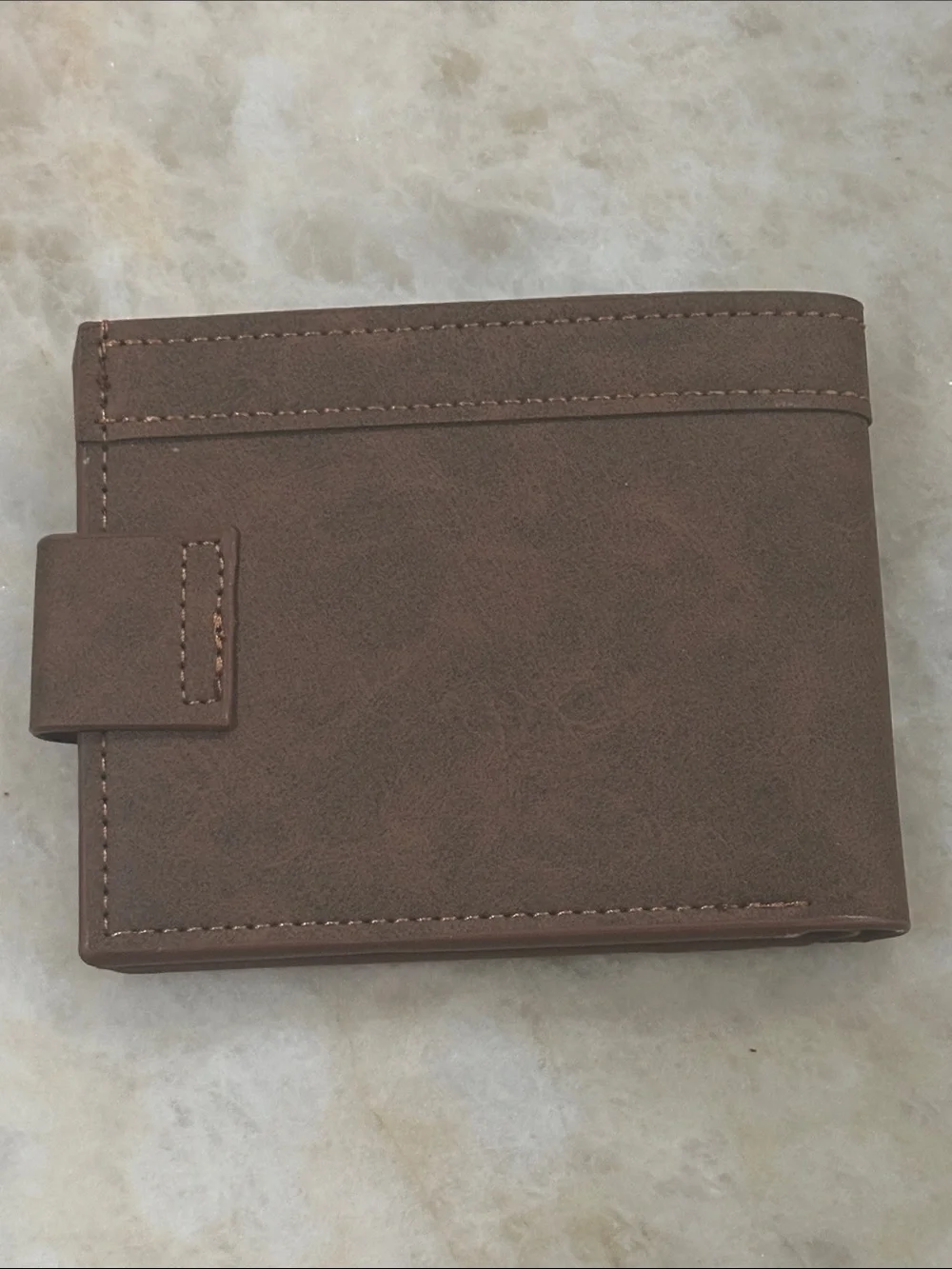 Jason Voorhees Welcome to Camp Blood Brown Men's Wallet with Snap Closure